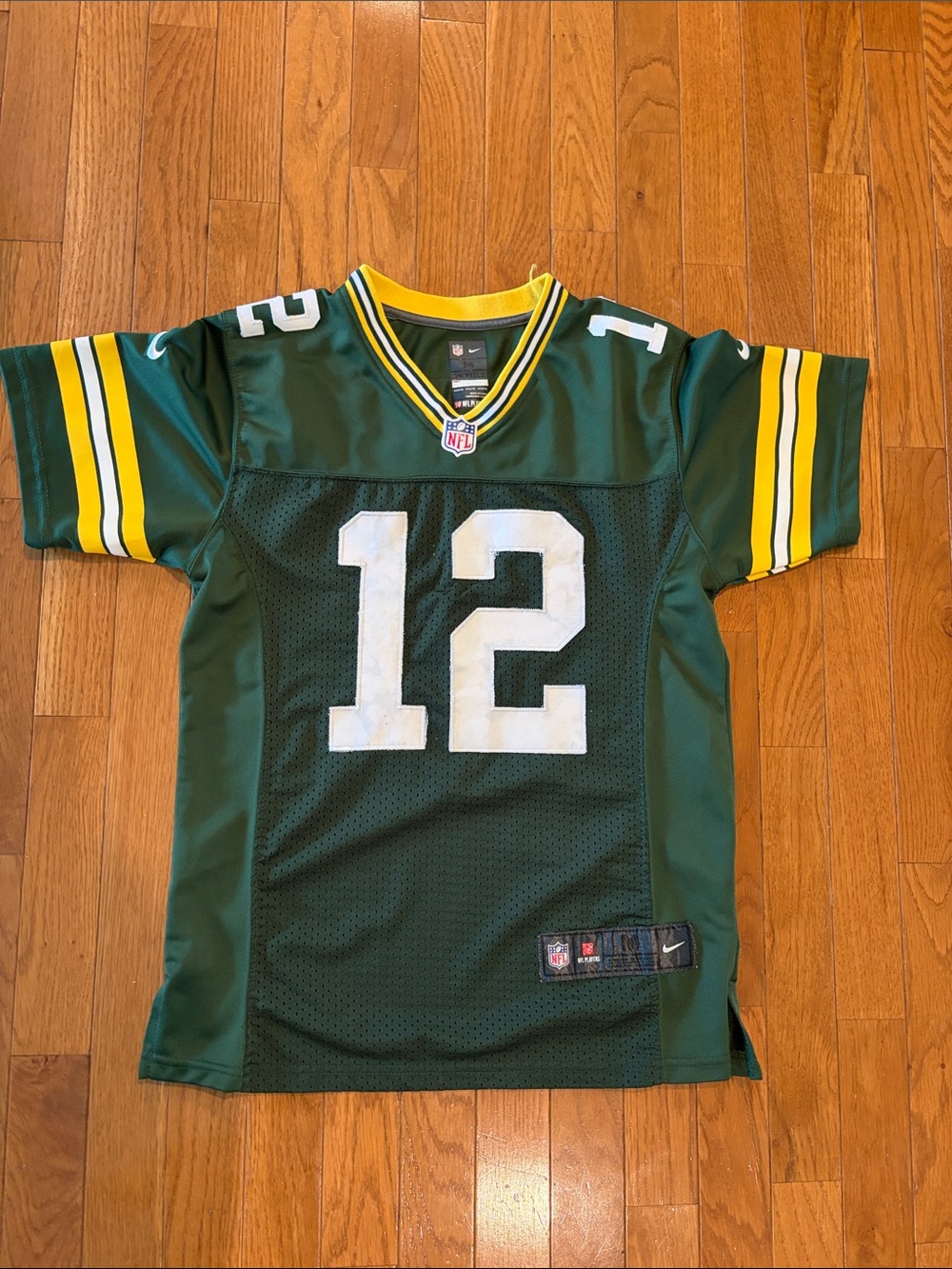 Nike Kids Green Bay Packers Aaron Rogers Football Jersey size Med 10/12